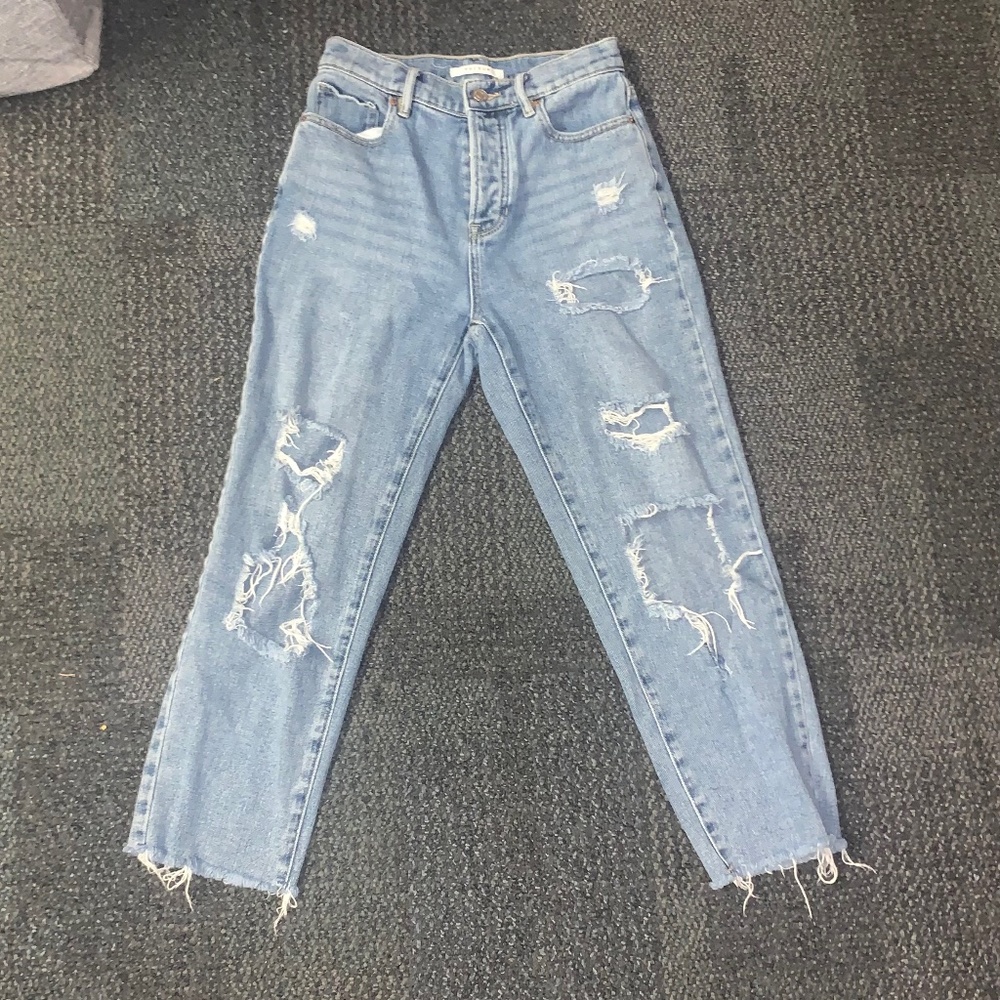 PacSun Distressed Straight-Leg Jeans
